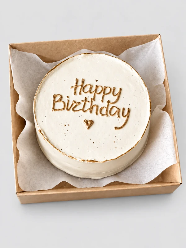 Бенто - торт "Happy Birthday 1" — Бенто-торт с дизайном как на фото.